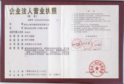 Business certificate 2012